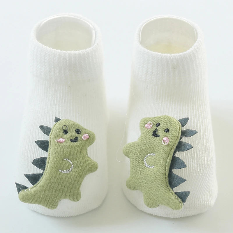 Baby Socks Girls Boys Toy Newborn Accessories anti Slip Cartoon Animals Kids Toddlers Gift Clothes Children Infant Stuff Fruit