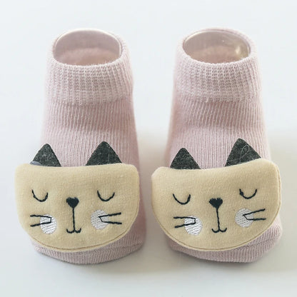 Baby Socks Girls Boys Toy Newborn Accessories anti Slip Cartoon Animals Kids Toddlers Gift Clothes Children Infant Stuff Fruit