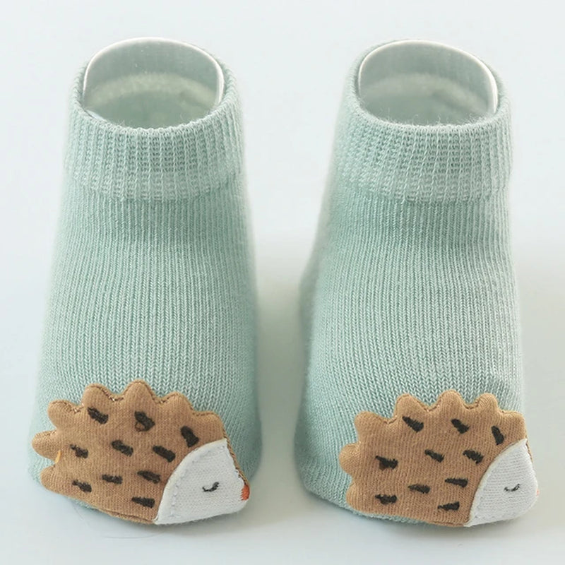 Baby Socks Girls Boys Toy Newborn Accessories anti Slip Cartoon Animals Kids Toddlers Gift Clothes Children Infant Stuff Fruit