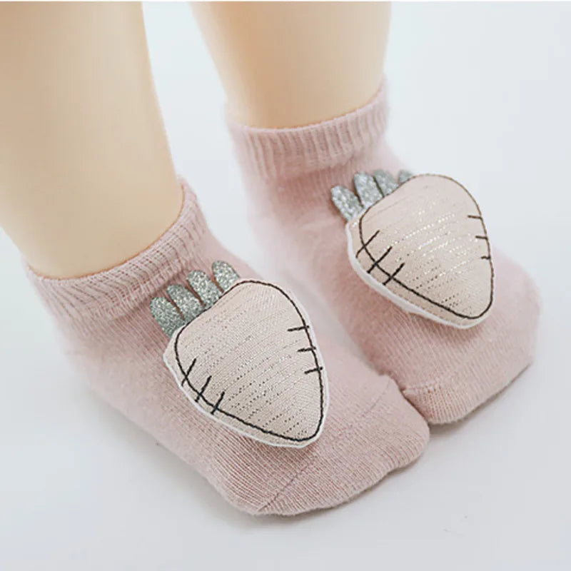 Baby Socks Girls Boys Toy Newborn Accessories anti Slip Cartoon Animals Kids Toddlers Gift Clothes Children Infant Stuff Fruit