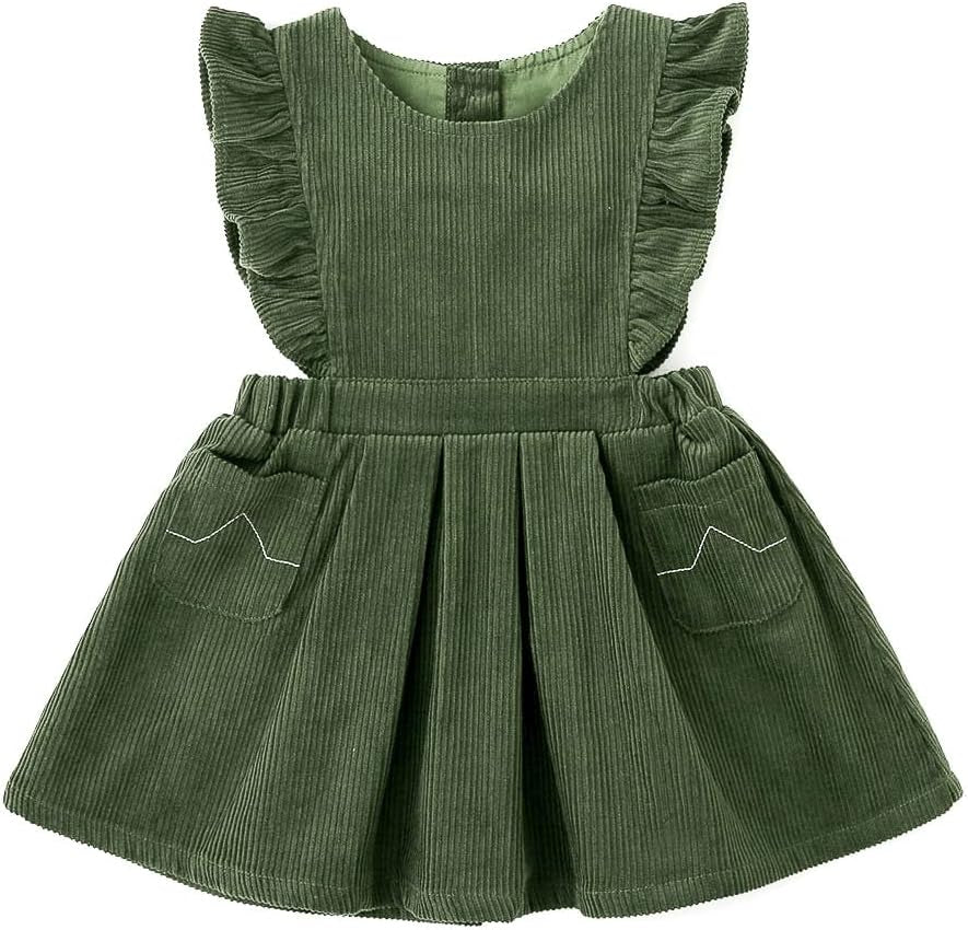 Toddler Girl Casual Dress for Spring Girls Skrit with Pocket